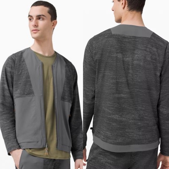 lululemon athletica Other - lululemon lab Varsa Jacket Men’s Athletic Jacket Grey size XL